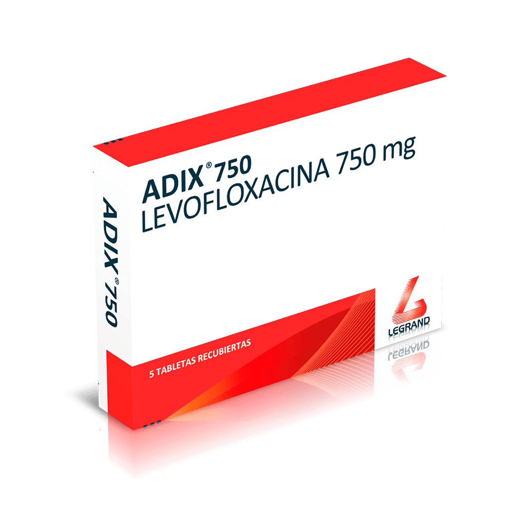 ADIX 750mg TABLETAS CAJA X 5 (LEVOFLOXACINA)