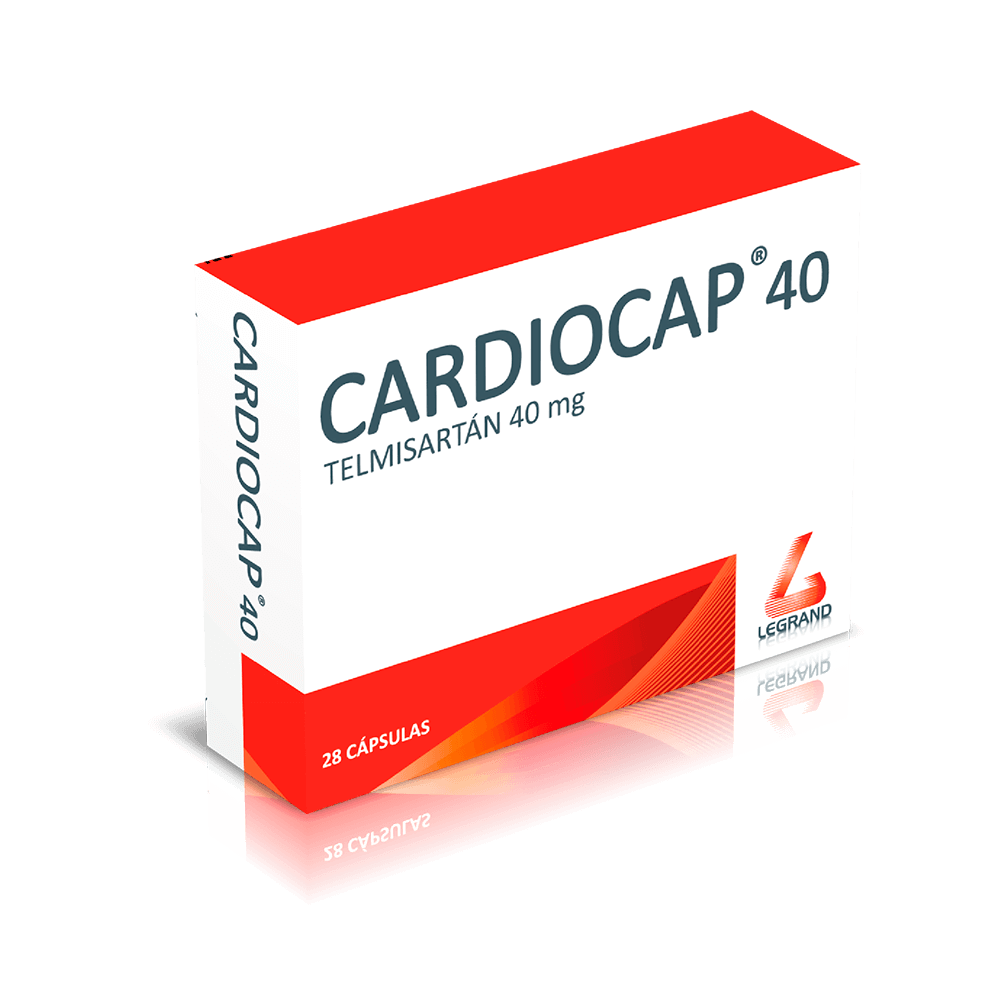 CARDIOCAP 40mg CAPSULAS CAJA X 28 (TELMISÁRTAN)