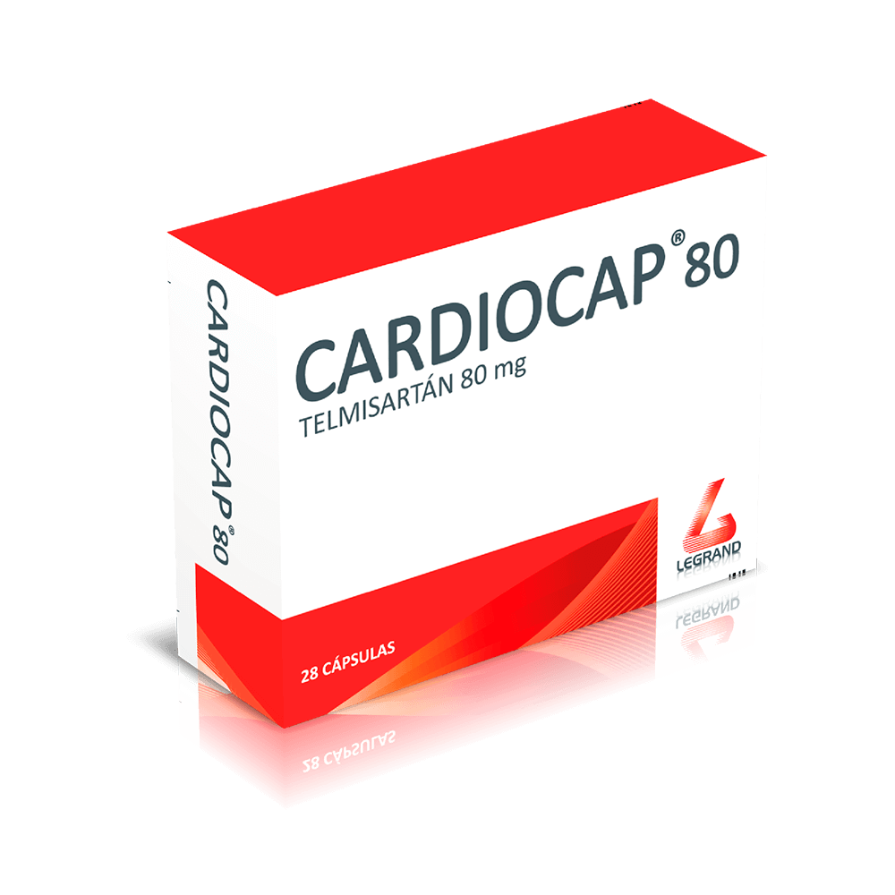 CARDIOCAP 80mg CAPSULAS CAJA X 28 (TELMISÁRTAN)