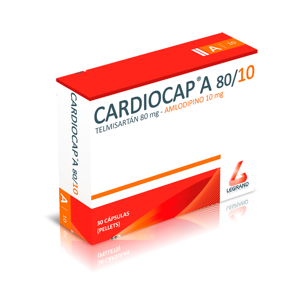 CARDIOCAP A 80/10mg CAPSULAS CAJA X 30