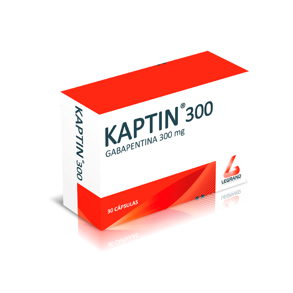 KAPTIN 300 mg CAPSULAS CAJA X 30 (GABAPENTINA)
