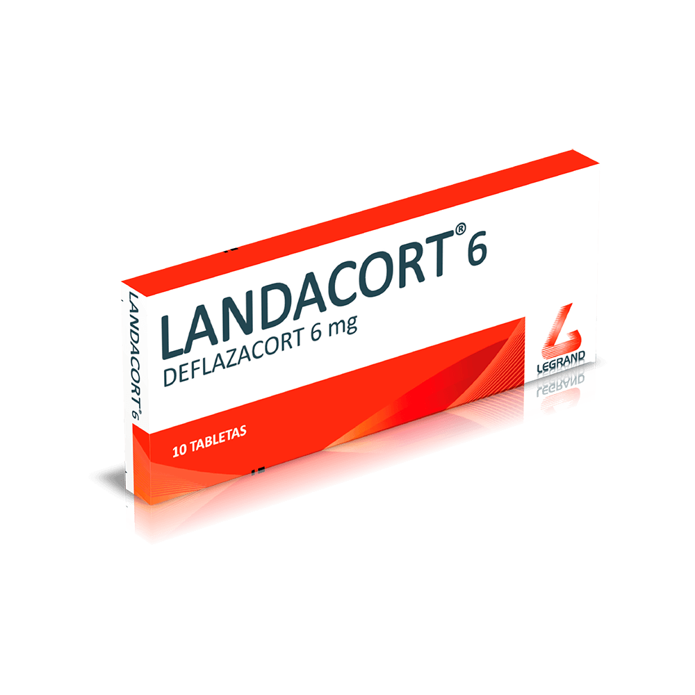 LANDACORT 6mg TABLETAS CAJA X 10 (DEFLAZACORT)