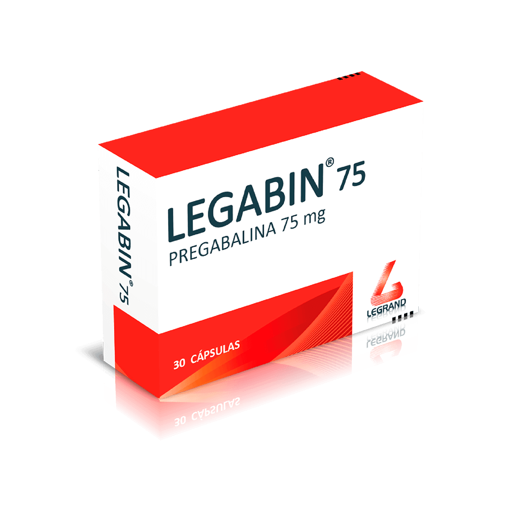 LEGABIN 75mg CAPSULAS CAJA X 30 (PREGABALINA)