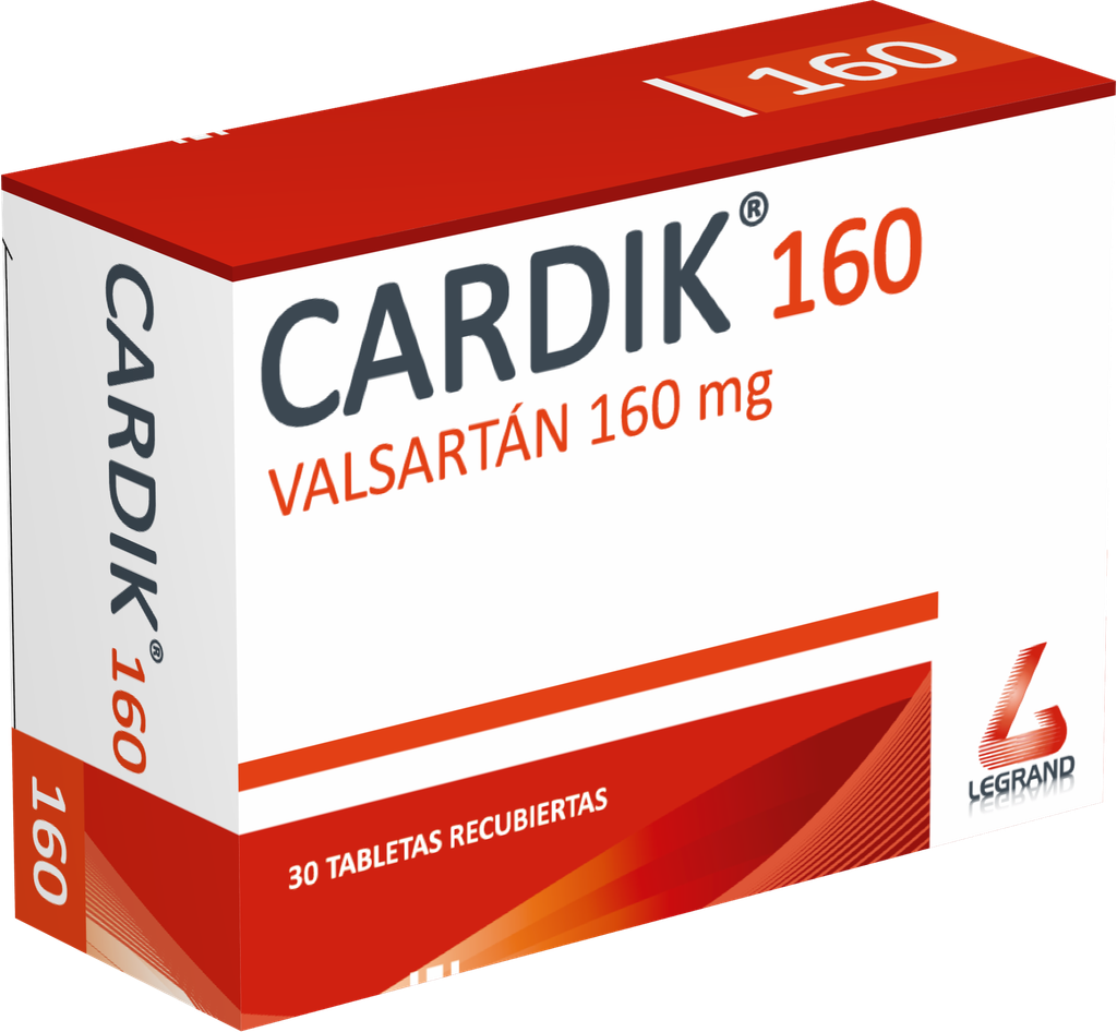 CARDIK 160mg TABLETAS RECUBIERTAS X 30
