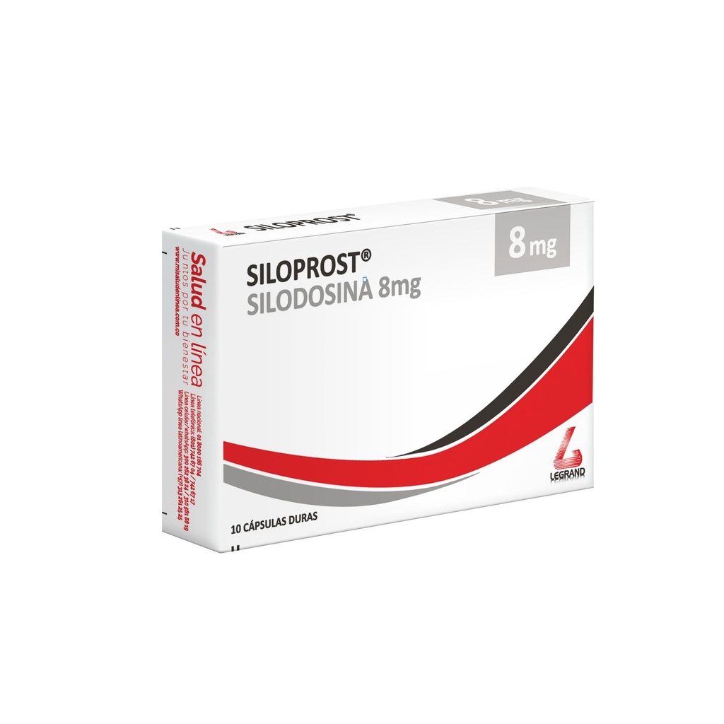 SILOPROST 8mg CAPSULAS CAJA X 10 