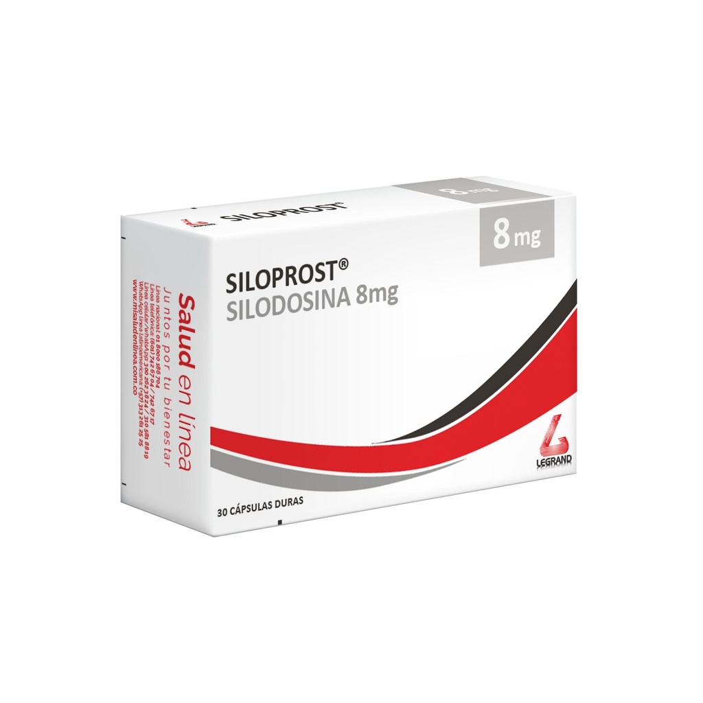 SILOPROST 8mg CAPSULAS X 30 
