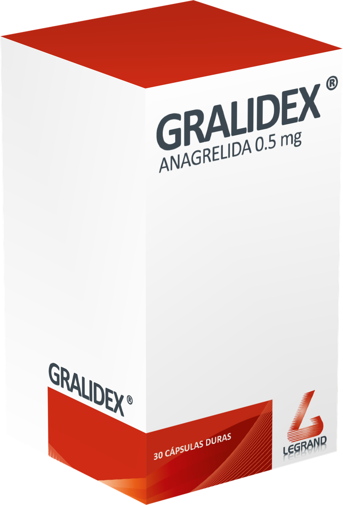 GRALIDEX 0,5mg CAPSULAS CAJA X 30