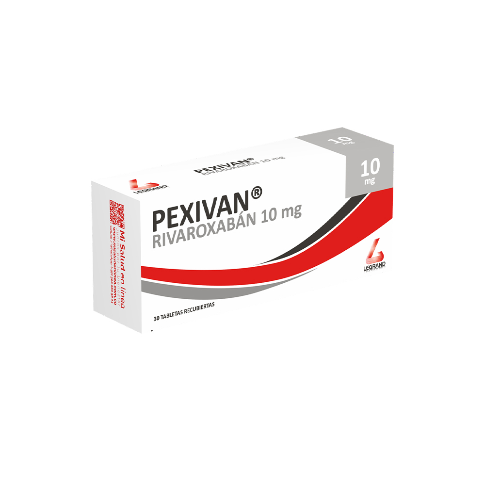 PEXIVAN 10mg TABLETAS X 30 (RIVAROXABAN)