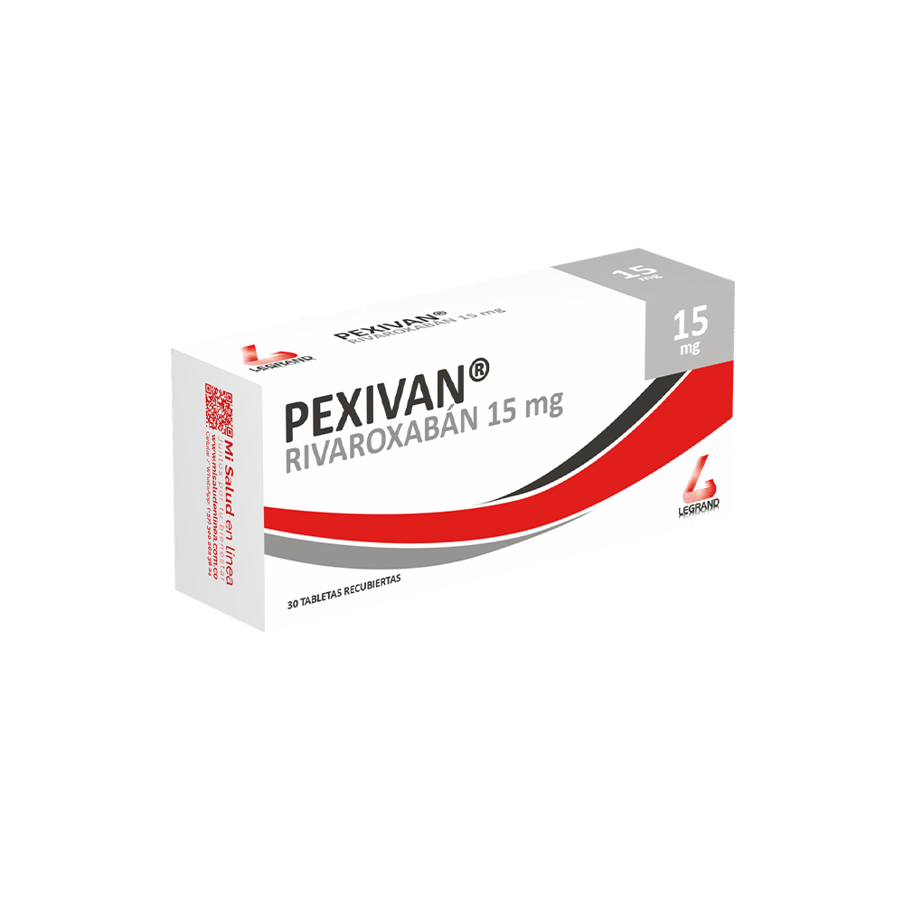 PEXIVAN 15mg TABLETAS X 30 (RIVAROXABAN)