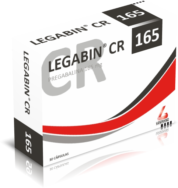 LEGABIN CR 165mg TABLETAS DE LIBERACION PROLONGADA X 30 (PREGABALINA)