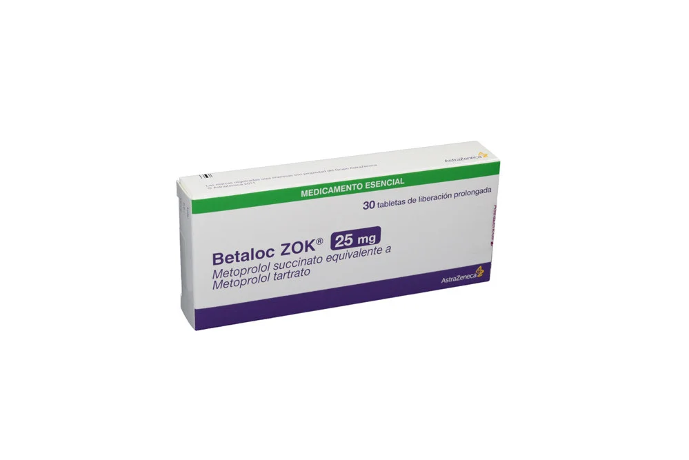 BETALOC ZOK 25MG TAB LIB PROL CAJA X 30 