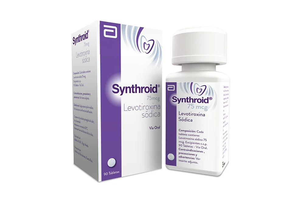 SYNTHROID 75MCG TAB FCO X 90 