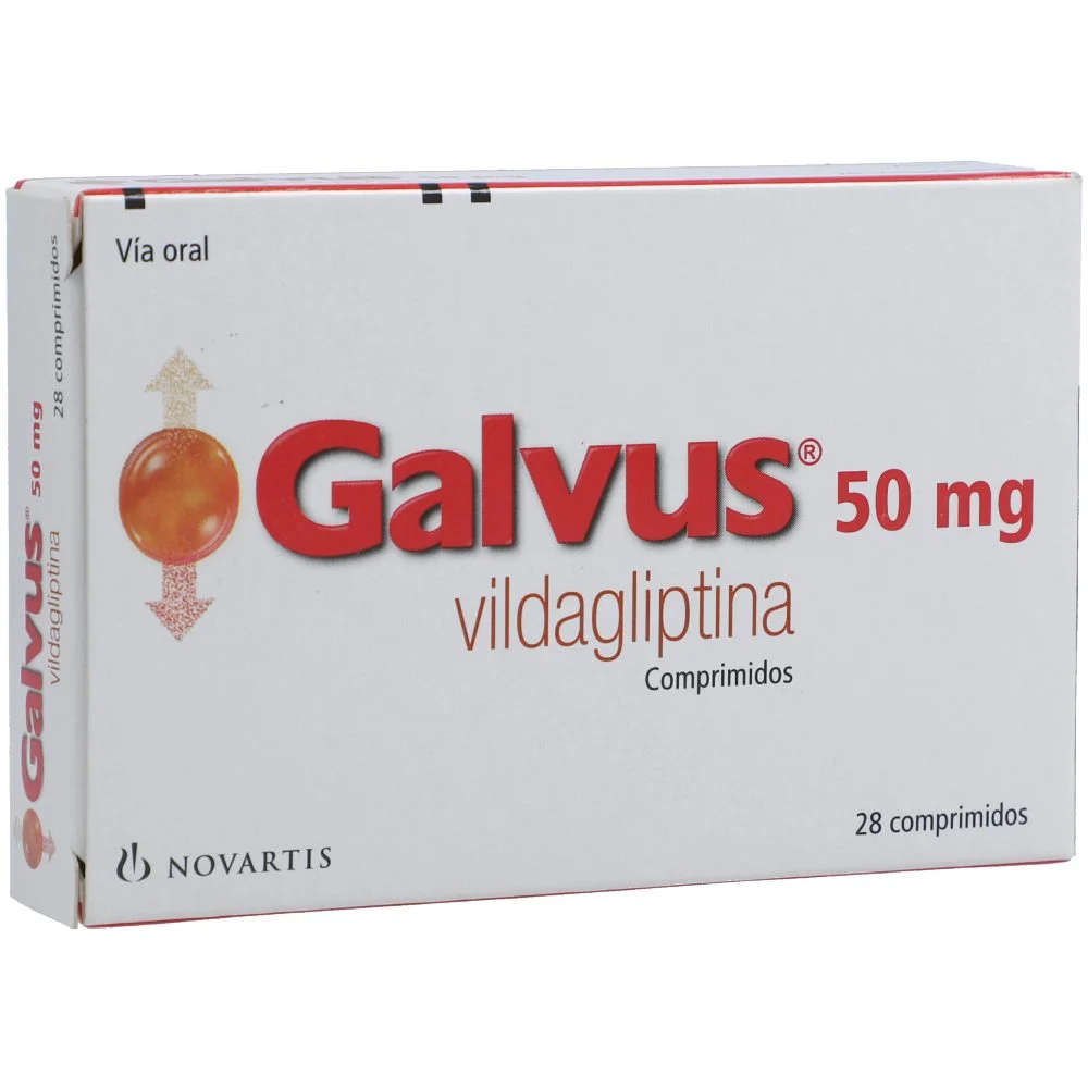 GALVUS 50MG TAB CAJA X 28 (VILDAGLIPTINA)