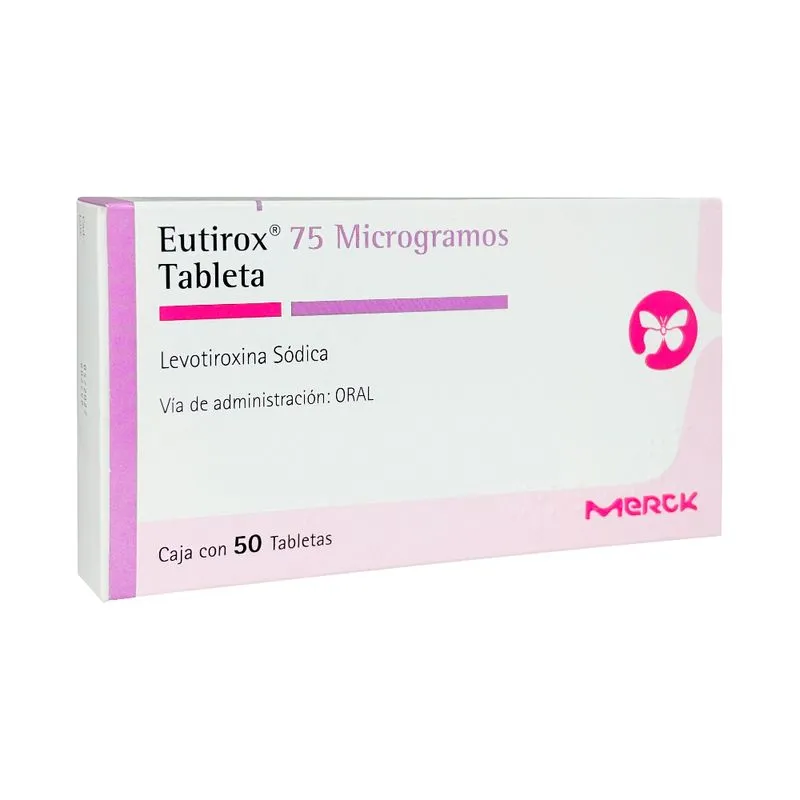 EUTIROX 75MCG TAB CAJ X 50