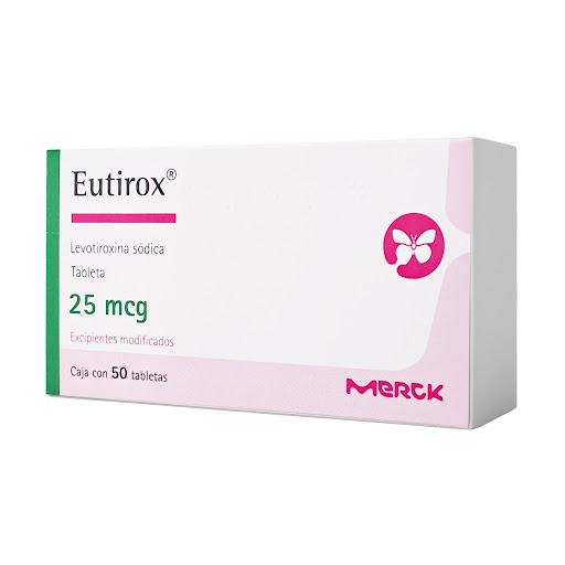EUTIROX 25MCG TAB CAJA X 50 