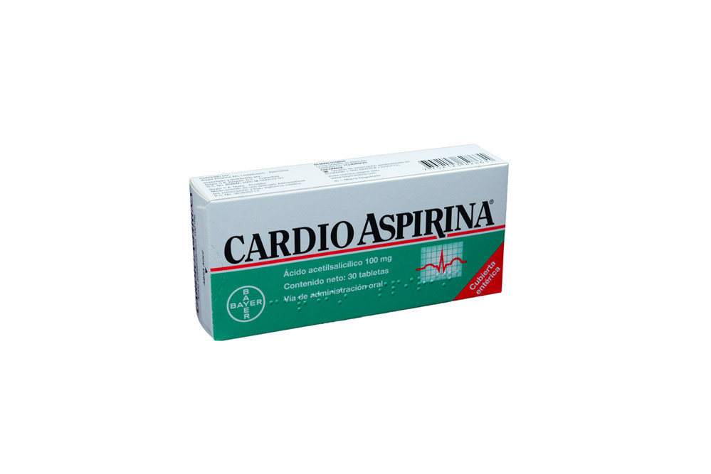 CARDIOASPIRINA 100MG TAB LIB RET CAJA X 30