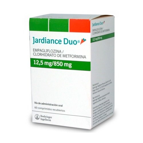 JARDIANCE DUO (12.5+850)MG TAB REC CAJA X 60 