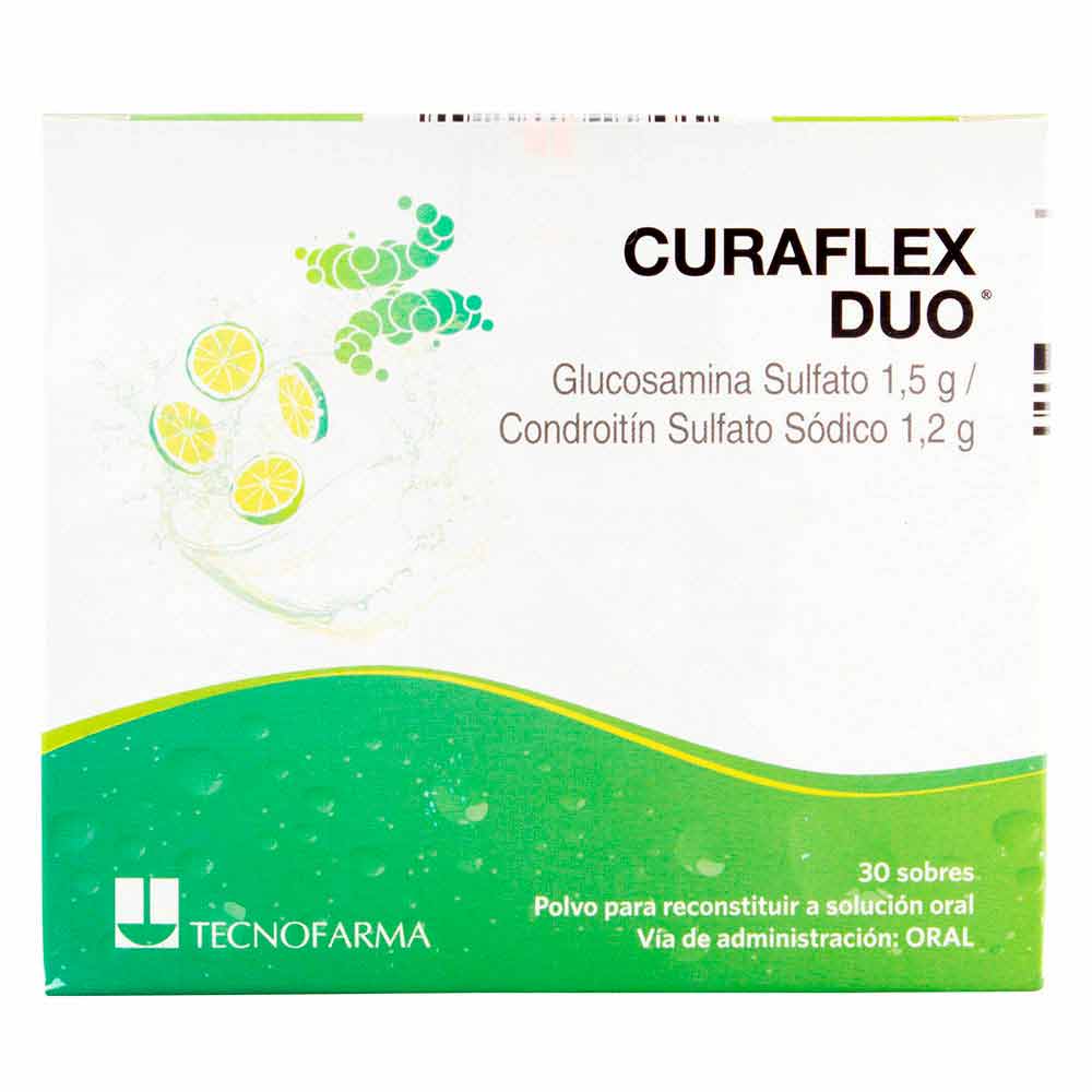 CURAFLEX DUO (1200+1500)MG/SOB POLV SOL ORAL CAJA X 30 SOB 