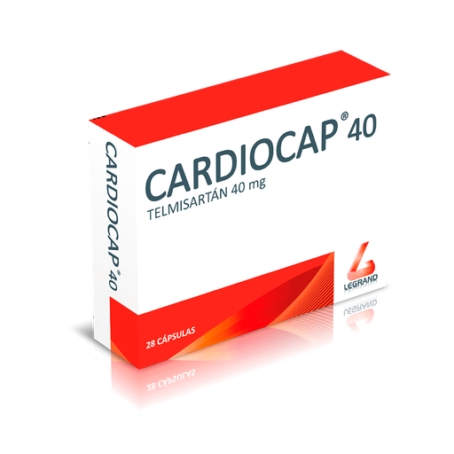[LPT12760] CARDIOCAP 40mg CAPSULAS CAJA X 28
