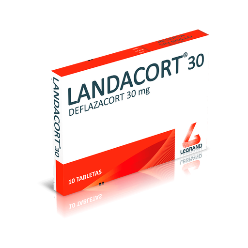 [LPT11506] LANDACORT 30mg TABLETAS CAJA X 10 (DEFLAZACORT)