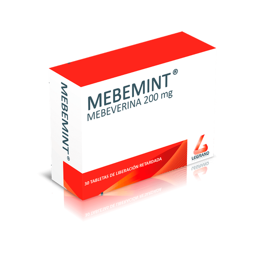 [LPT12110] MEBEMINT 200mg TABLETAS CAJA X 30 (MEBEVERINA)