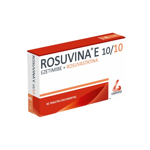 [LPT16762] ROSUVINA E 10/10mg TABLETAS RECUBIERTAS X 30