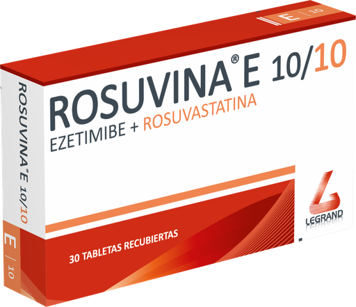 [LPT16762] ROSUVINA E 10/10mg TABLETAS RECUBIERTAS X 30