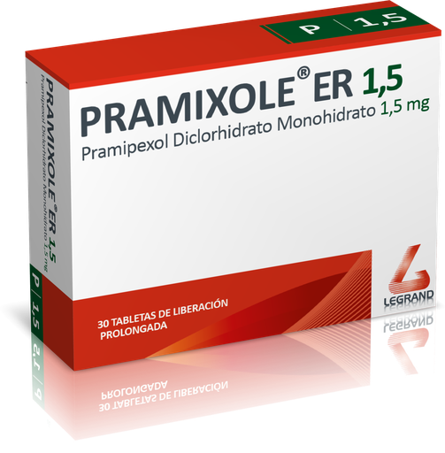 [LPT11880] PRAMIXOLE ER 1,5mg TABLETAS DE LIBERACIÓN PROLONGADA CAJA X 30