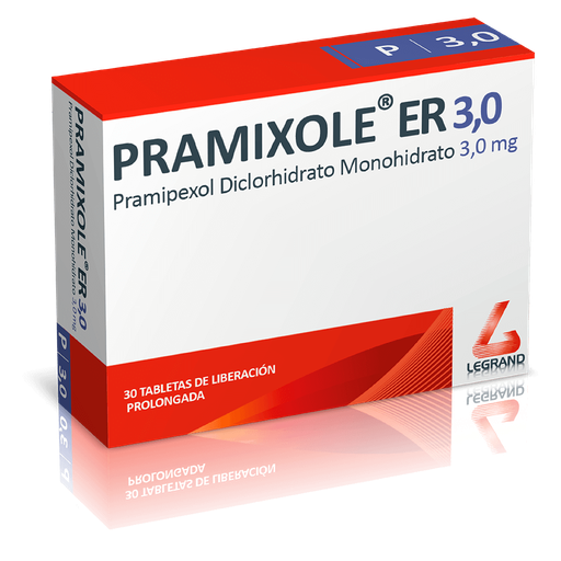[LPT11881] PRAMIXOLE ER 3mg TABLETAS DE LIBERACIÓN PROLONGADA CAJA X 30