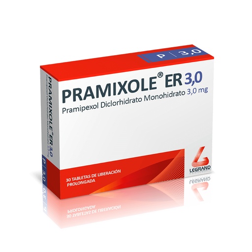 [LPT11881] PRAMIXOLE ER 3mg TABLETAS DE LIBERACIÓN PROLONGADA CAJA X 30