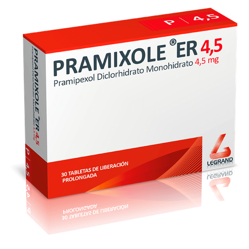 [LPT11882] PRAMIXOLE ER 4,5mg TABLETAS DE LIBERACIÓN PROLONGADA CAJA X 30
