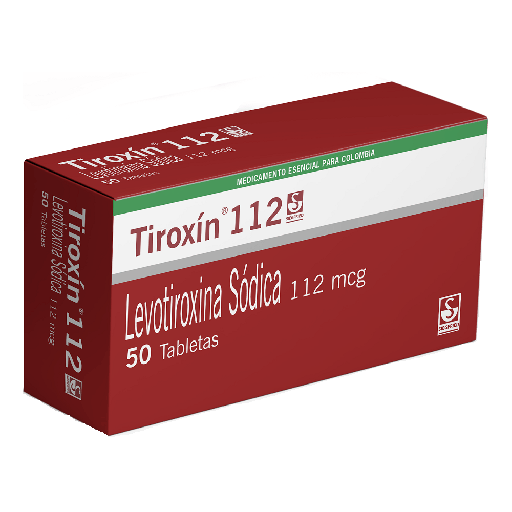 [LPT21019] TIROXIN 112MCG TAB CAJA X 50
