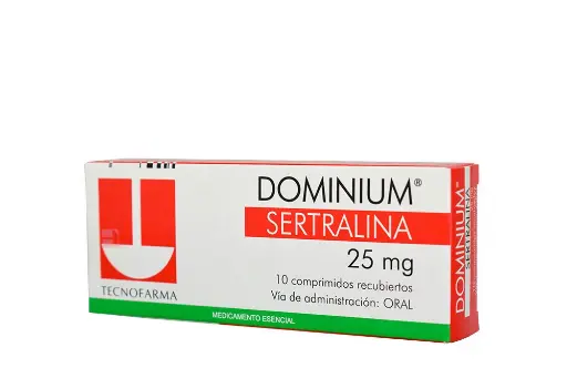 [LPT21021] DOMINIUM 25MG TAB REC CAJ X 10 (SERTRALINA)
