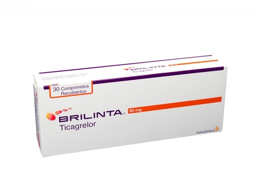 [LPT21022] BRILINTA 90MG TAB REC CAJ X 30 (TICAGRELOR)