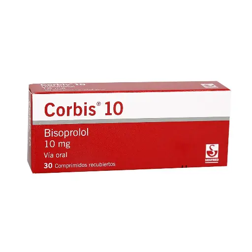 [LPT21031] CORBIS 10MG TAB REC CAJA X 30 (BISOPROLOL)